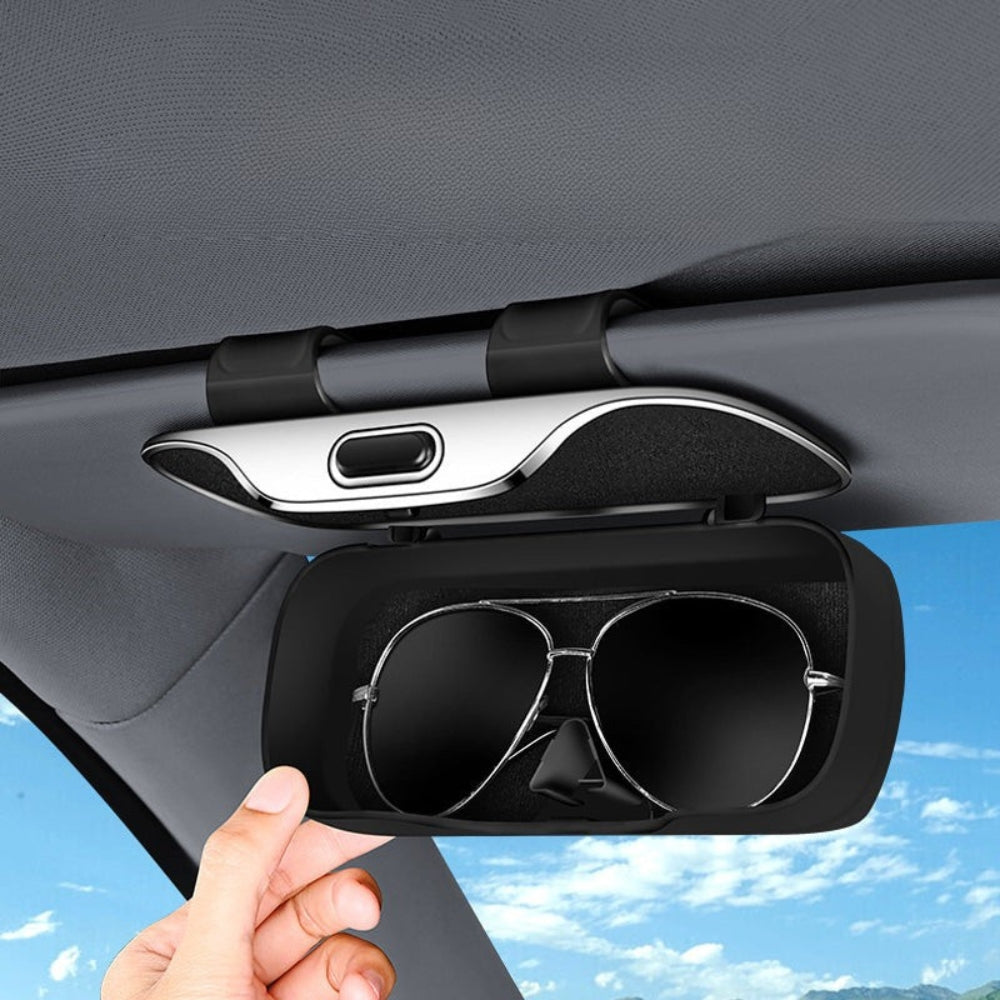 Custodia multifunzionale per occhiali da sole per auto