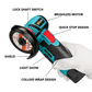 12V Cordless Angle Grinder – Dual Battery Pack + Fast Charger